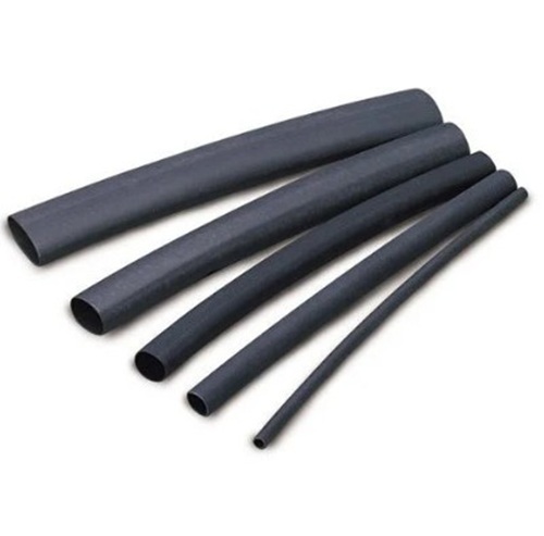 Heat Shrink Sleeve - Polyolefin Material 1KV Rated Voltage -55Â°C to 125Â°C Operating Temperature Black Color Flame Retardant Industrial Application