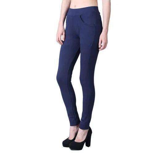 Ladies Jeggings - Cotton Blend XXS-XXL Sizes Blue Color | Skin-Friendly Material Soft Denim Feel Seamless Design Lightweight Comfort Durable Stitching Trendy Look Flexible Movement Easy Maintenance
