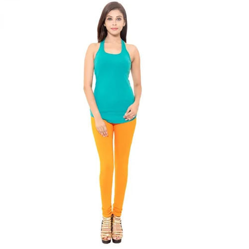 Ladies Cotton Orange Legging