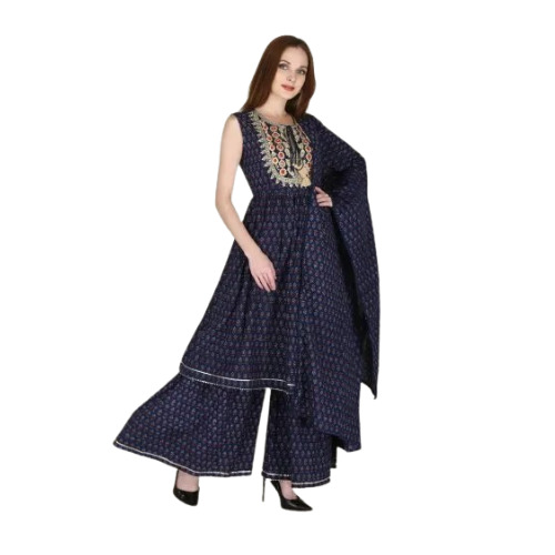 Ladies Three Piece Anarkali Suit