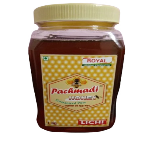 Lichi Honey - Liquid Organic Sweet Flavored Honey | Food Grade 12 Month Shelf Life Jar Pack for Personal and Food Applications