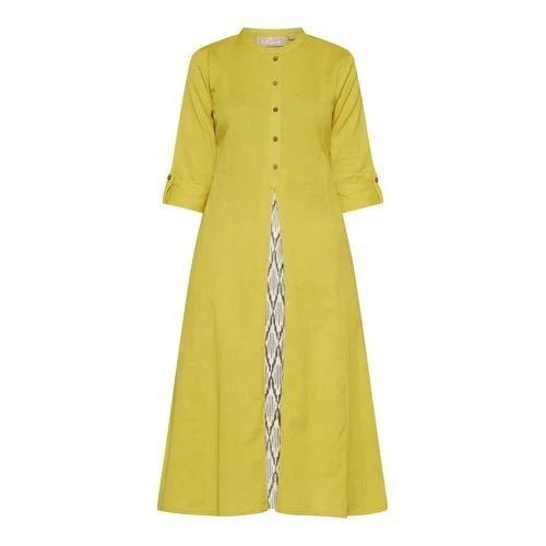 Trendy Ladies Kurti - Cotton, M/L/Plus Size , Shiny Finish, Bold Colors, Comfortable Fit, Durable Stitching, Breathable Fabric