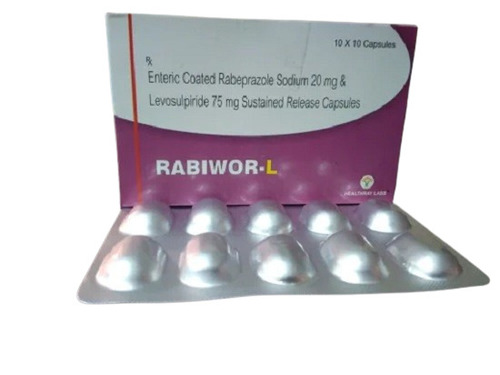 Rabeprazole Sodium Levosulpiride Capsules - Medicine Grade, Prescription Required for Hospital and Clinic Use