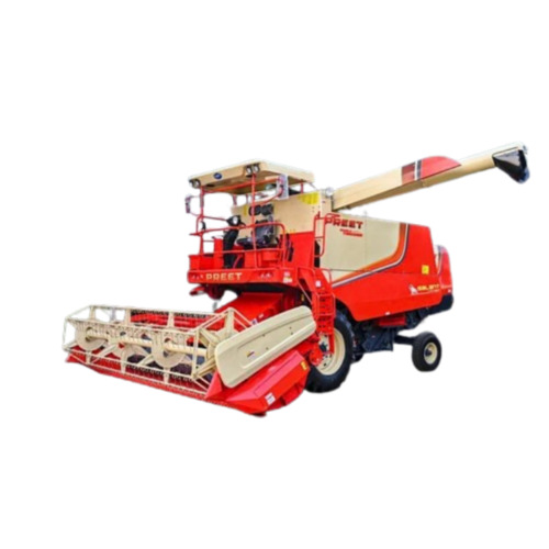 Self Combine Harvester - Stainless Steel, 14 Feet Cutter Bar Width, 135 HP Power, 10000 Litre Grain Tank Capacity, 2500 RPM Rotor Speed, Multi Crop Capability