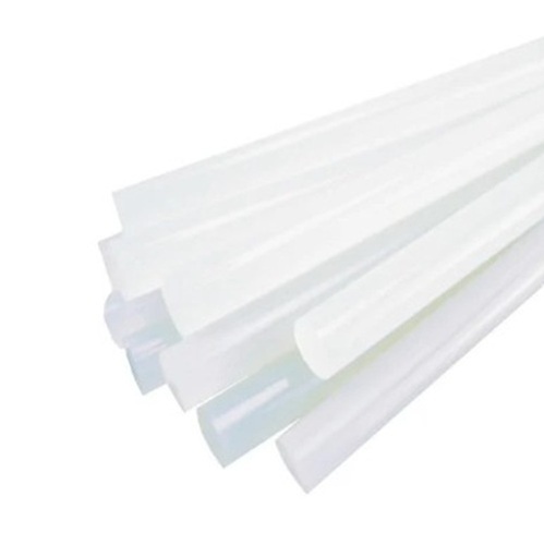 White Hot Melt Glue Stick - 26.00 kg, 11 Inch Round Strip, 11 mm Diameter | Solid Physical State, Ideal for Plastic Applications