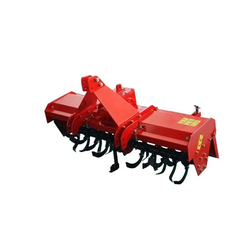 Agricultural Rotavator - J Type Blades, 5 Feet Width, Multi Speed | Red, 30 HP Diesel Power, 1 Year Warranty, Approx. 490 kg Weight
