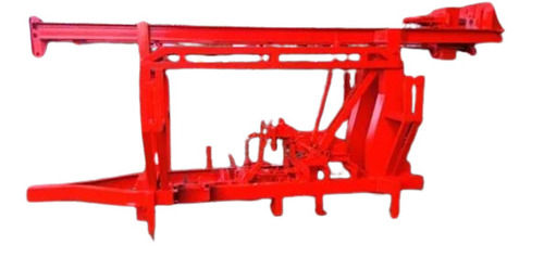 Borewell Drilling Machine - Manual Operation, Max Boring Depth 600 Feet, 5 Inch Bore Size, New Mild Steel Material, Red Color