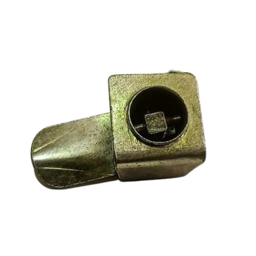 Brass Finish Zinc Alloy Panel Lock - Zinc Alloy, 22mm, Silver Color | For Doors, Industrial Grade, Corrosion Resistant, Safety Application