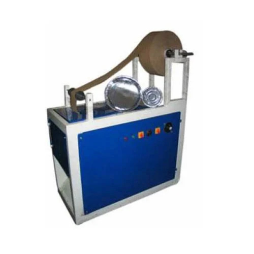 Fully Automatic Paper Plate Making Machine - Mild Steel, Blue Color, 220V | Strong Build, Excellent Performance, Trouble Free Operation