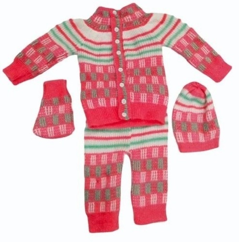 Kids Knitted Winter Sweater Pant - Wool XS Size Unisex Multi-Color | Lightweight Stretchy Flexible Fit Long Sleeves Hypoallergenic Material