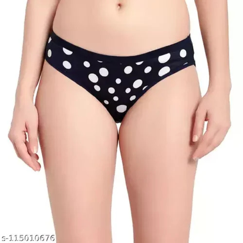 Modern Hipster Panties - Cotton, Size 28-42, Black and White Printed | Breathable, Lightweight, Skin-Friendly, Quick Dry, Fade, Wrinkle, Shrink Resistant, Mid-Rise