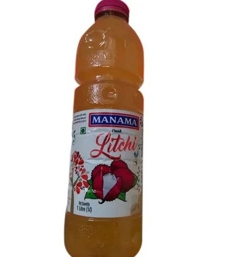 Litchi Fruit Squash - 1 Liter Liquid Beverage | Vegetarian, Sweet Taste, Refreshing Flavour