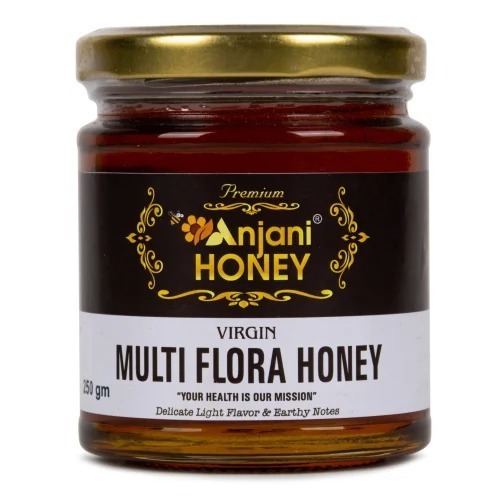 Multi Flora Honey - 250 gm Liquid Sweet Natural Honey | Food Grade, Food and Health Supplement, 18 Months Shelf Life