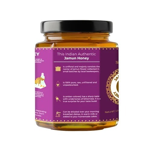 Natural Jamun Honey - Liquid Form, Sweet Flavor | Food Grade, Shelf Life 15 Days, Versatile Applications in Cosmetics and Foods