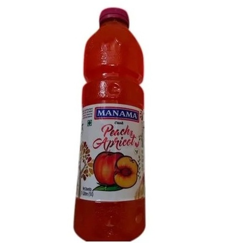 Peach Apricot Fruit Squash - Vegetarian, Liquid Ingredient, 1 Liter Bottle | Refreshing Flavor, Perfect for Mixing