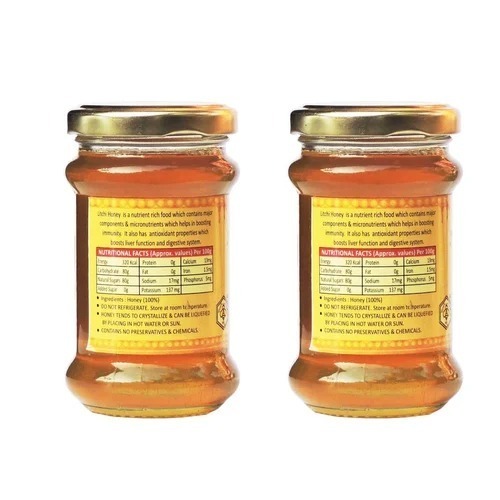 Pure Litchi Honey - Liquid Organic Sweet Flavor | Jar Pack, Food Grade, Ideal for Personal Use and Foods