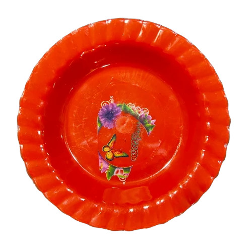 Red Plastic Plates
