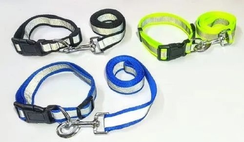 Reflecting Dog Collar - Nylon Material, Adjustable Fit For Day And Night | High-visibility, Weather-resistant, Lightweight Design