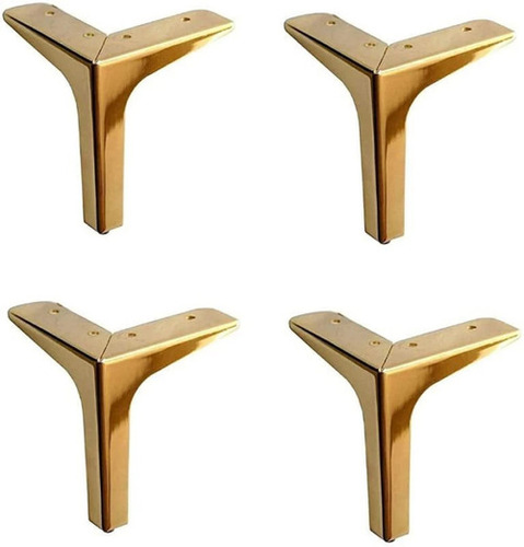 Sofa Leg - Aluminum Metal, Height Adjustable, Stylish Design, Scratch-Proof Finish, Rust Resistant, Strong Support, Versatile Style