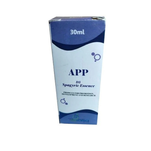 Spagyric Essence D3-APP Homeopathic Drops - Medicine Grade, Personal Prescription Required | 100% Safe, No Side Effects, Biochemic Homeopathy