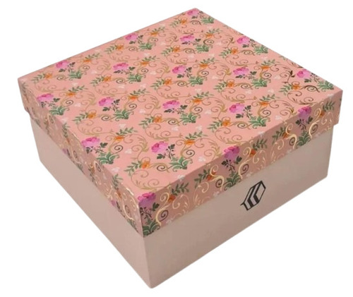 Square Printed Corrugated Packaging Box - 300 GSM, 10x10x6 Inch Dimensions, Multicolor Finish | Customized Style, Ideal for Food & Apparel