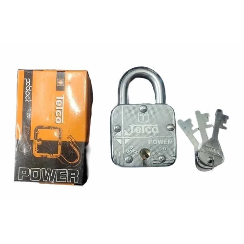 SS 5 Lever Safety Padlocks - Polished Stainless Steel, 50 mm Size, Silver Color | Includes 3 Keys, Corrosion Resistant, 25 mm Shackle Length, Square Shape