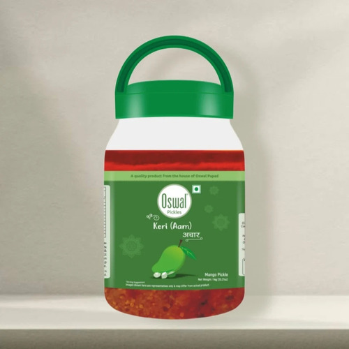 100% Pure And Fresh Mango Pickle - Mustard Oil Based, Highly Vegetarian | Tasty, Delicious, Salty and Sour Flavor