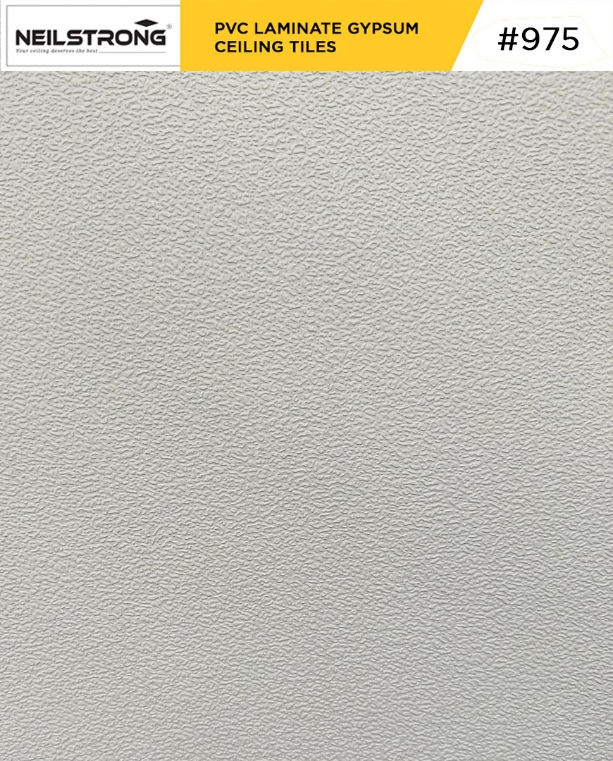 975 PVC LAMINATED GYPSUM CEILING TILES