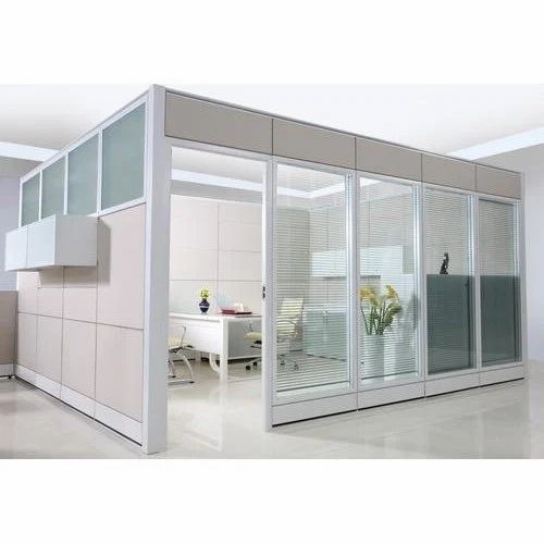 Aluminium Office Partition Cabin