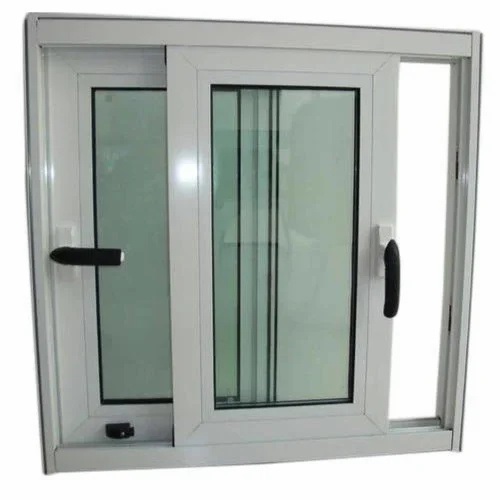 Aluminum Glass Sliding Window - Horizontal Opening, 10mm Tempered Glass, Powder Coated Finish | Multi-Color Options, Safety Use, Versatile Window Fitting