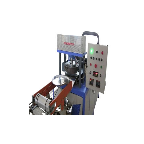 Automatic Paper Plate Making Machine - Mild Steel, 280 Voltage, Multicolor | 1 Year Warranty, Human Machine Interface Control System, Automatic Grade