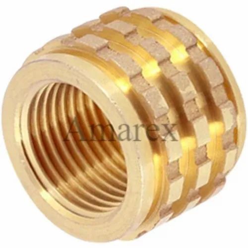 Brass Ppr Insert - Customized Size, Golden Color , Polished Finish, Durable Design for Industrial Applications
