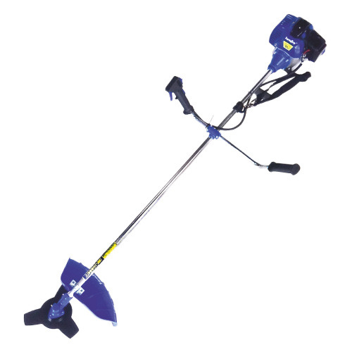 Brushcutter - 51.7 cc Displacement 2-Stroke Petrol Engine 1.4 L Fuel Tank Capacity Blue Metal Finish - Efficient 800 ml/hr Fuel Consumption Durable Design