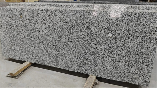 Cotton White Granite Slabs - 16mm Thickness, Polished Surface Finish | Stain Resistant, Rectangular Shape for Flooring Applications