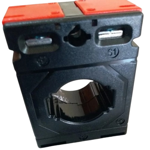 Current Transformer Coil - Accuracy-Class 3 440V Rectangular Power Transformer Black and Red at 50 Hz | Three Phase Industrial Current Supply
