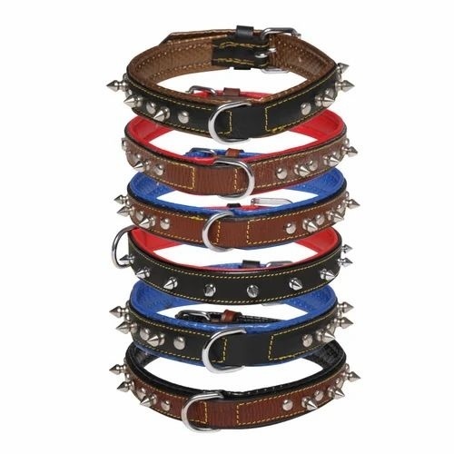 Dog Leather Collar - Skin Friendly Leather, Multiple Colors | Easy to Use, Top Quality, Low Maintenance, Attractive Patterns