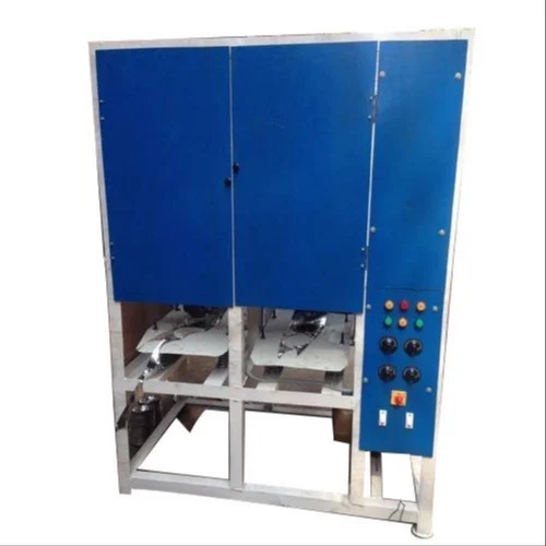 Double Die Paper Dona Making Machine - Paper Material, 6 Inch Diameter, Blue Color, 20000 Dona/Day Capacity, Automatic Control System  |  Single Phase, 50 HZ Frequency, 4" to 8" Plate and Bowl Size, Painted Surface Treatment