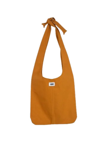 Fancy Cotton Canvas Bag - Durable Brown Design, 5 Kg Capacity | Washable, Customized Size, Open Zip Closure, Side Shoulder Handle