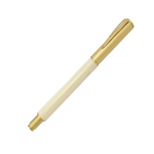 Golden Metal Ballpoint Pen - Metal, 10 Inches, Golden Color | Smooth Ink Flow, Comfortable Grip for Effortless Writing and Gifting