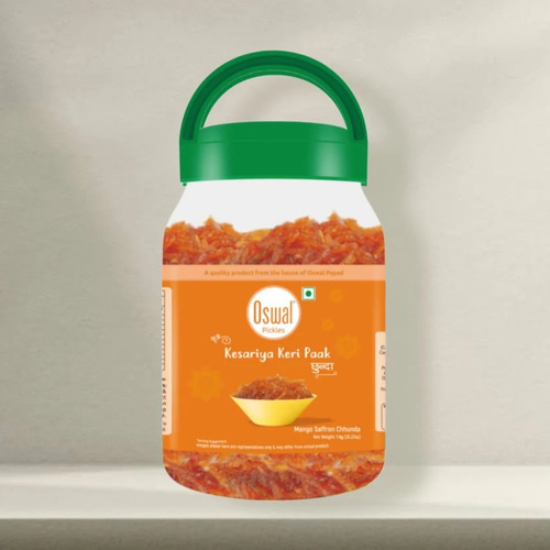 Kesariya Keri Paak Pickle - Mustard Oil Infused, Tasty & Delicious Salty Pickle | Highly Vegetarian, Oil Preservation Process