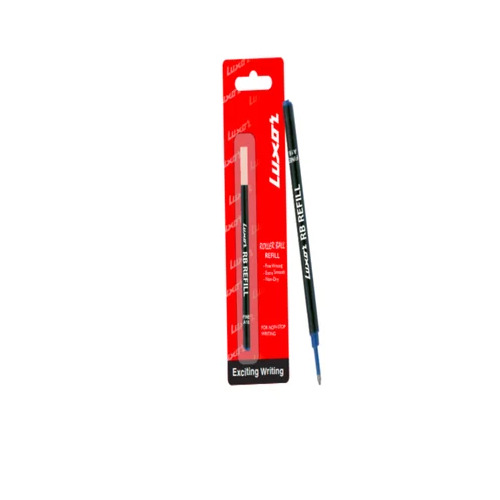 Luxor Roller Ball Pen Refill - Metal, Black and Blue Ink | Smooth Ink Flow, Long-Lasting Use, Easy to Replace, Ideal for Professional and Personal Writing Tasks