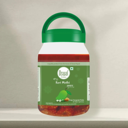 Mango Methi Pickle - Mustard Oil, Highly Vegetarian | Tasty, Delicious, Salty & Sour Pickle with Authentic Indian Style