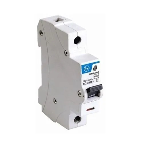 Miniature Circuit Breaker - 1 Pole, Type-C Curve, Breaking Capacity 10 kA, Rated Current 6A | Features: Miniature Design, Reliable Performance, White Color
