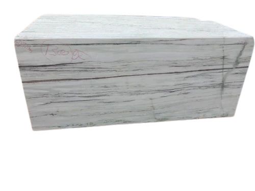 Morcha White Marble Slab - Customized Size 16-17mm | Fine Finished Durable Polished Surface