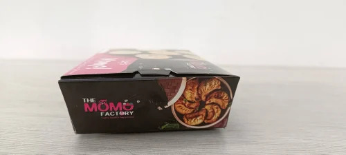 Paper Momo Packaging Box - Paper Material Multi-Color Rectangular Shape Recycled and Eco-Friendly for Food Packaging