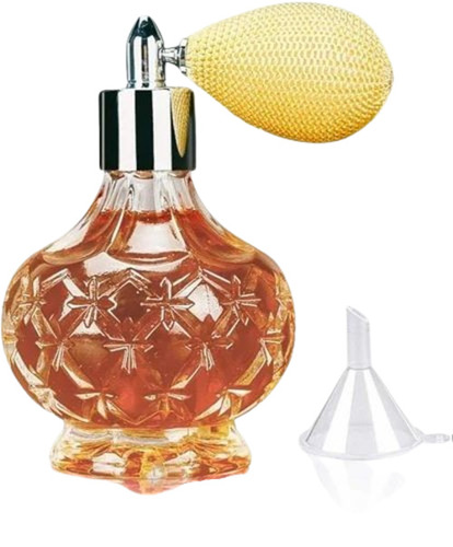 Perfume Spray Bottle - Glass, 20 ml, 4 mm Thickness | Transparent, Round Shape, Good Quality, New Condition