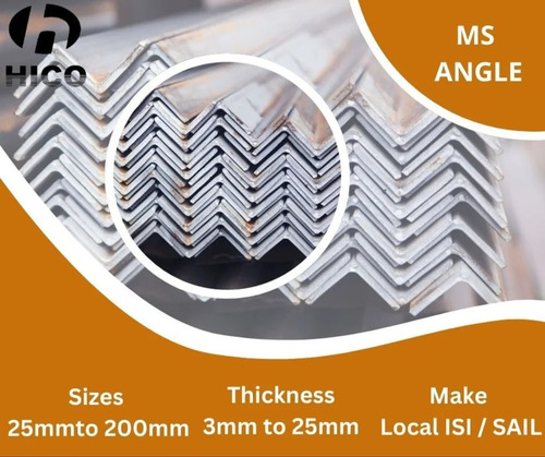 Precision Cut Mild Steel Angle - Surface Finish: Electroplated
