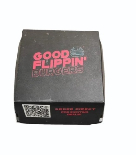 Printed Paper Burger Box