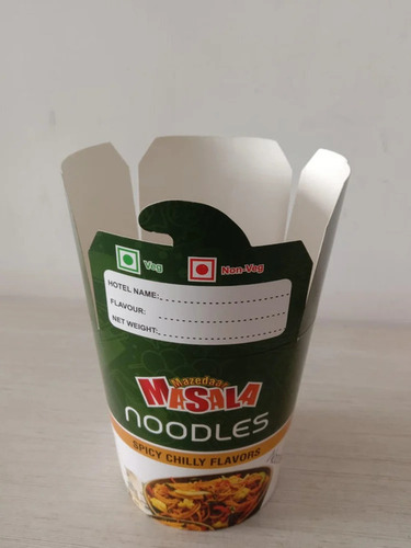 Round Paper Noodle Box