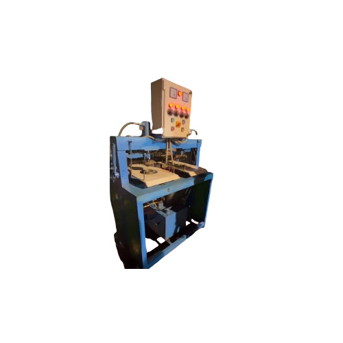 Semi Automatic Hydraulic Paper Plate Making Machine - 4"-14" Plate Size, 1000-1500 pcs/hr Capacity | Mild Steel, Multicolor, 220-240V, Human Machine Interface Control